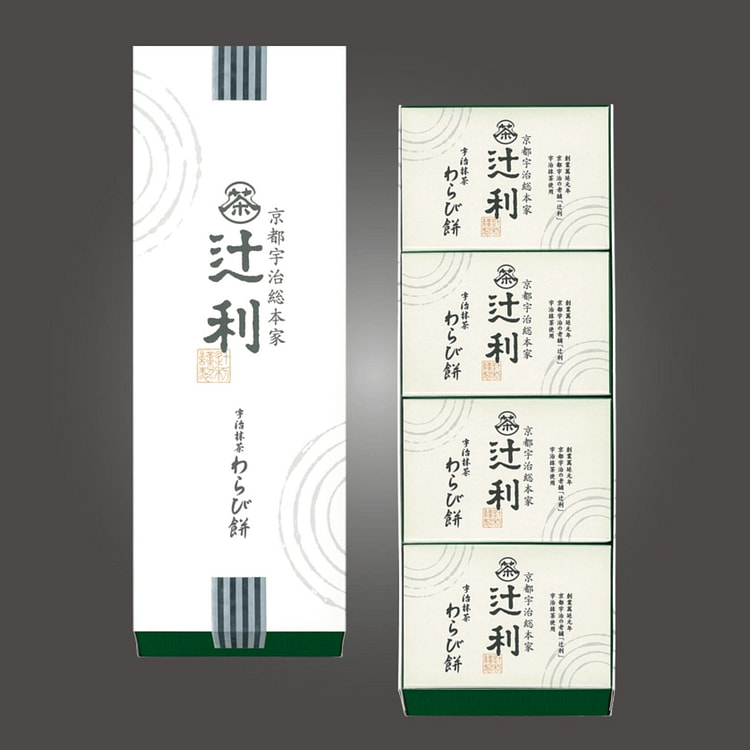 辻利抹茶玄饼 4枚入 1 盒