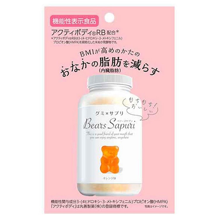 M's 小熊形状营养补充软糖 减少腹部脂肪 60g