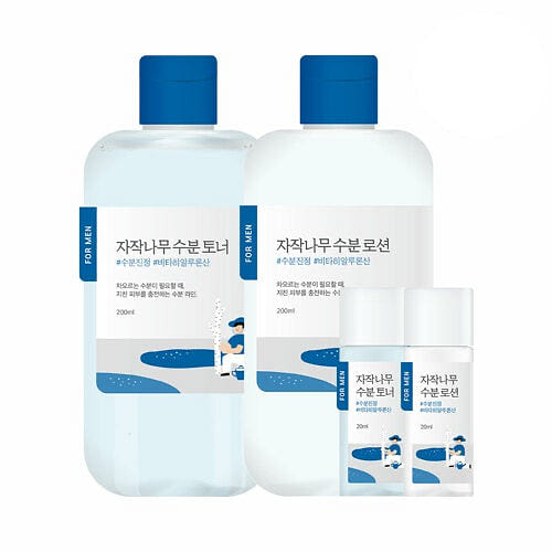 ROUND LAB For Men Birch Juice Set (Toner/Lotion 200ml + 20ml/ea) 1.5 lb