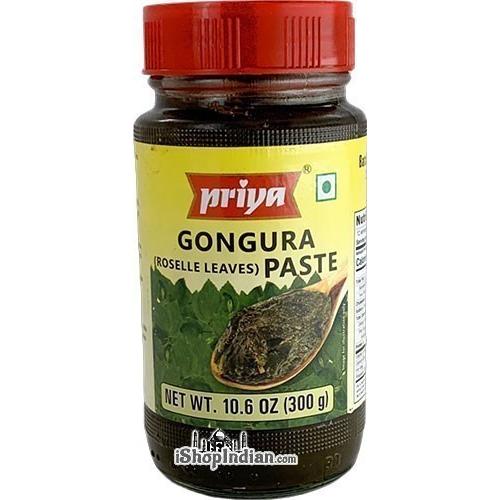 Priya Gongura Paste, 10.6 oz bottle 10.6 オンス