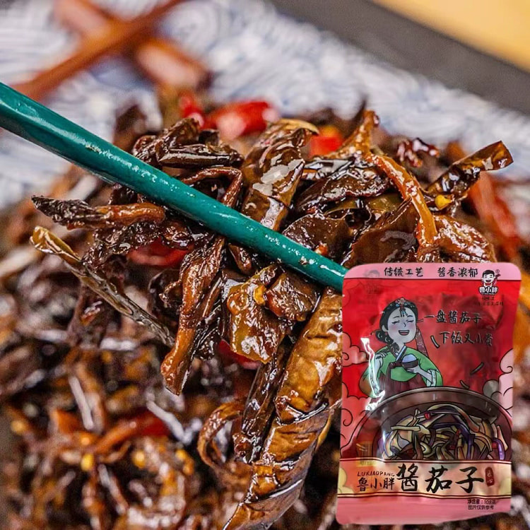 延边酱茄子辣椒干咸菜108g*1袋