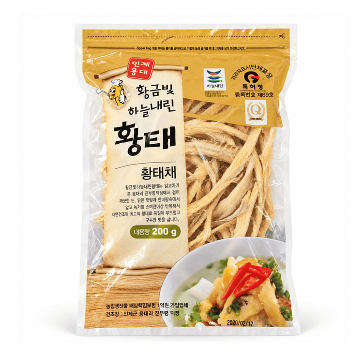 용대리 하늘내린 황태채 200g 200 그램