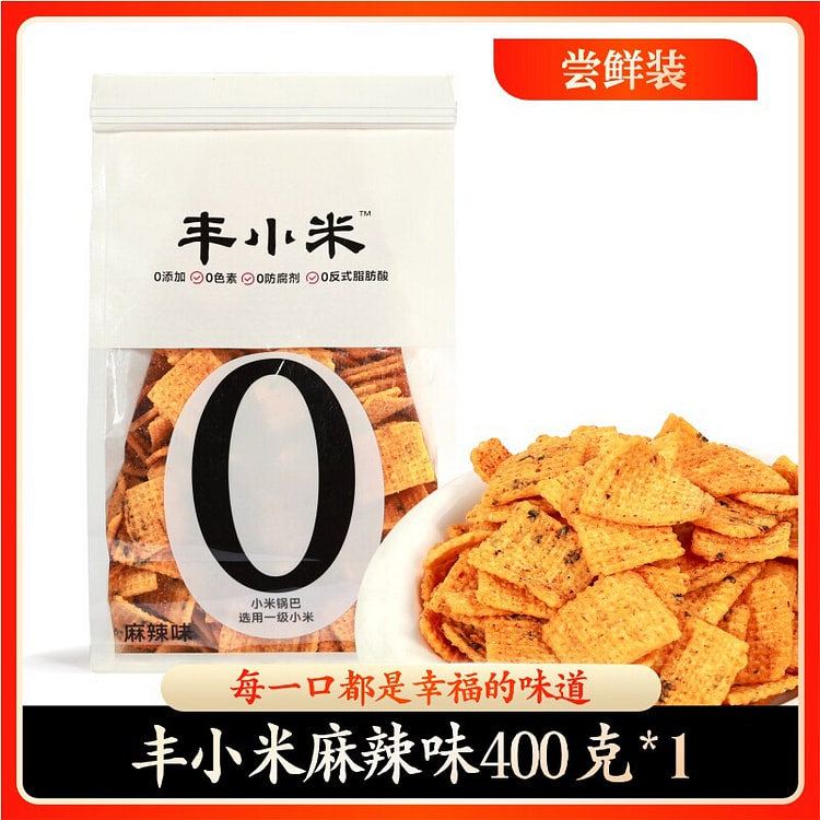 Spicy Millet Rice Crackers 400g*1 bag 400 g