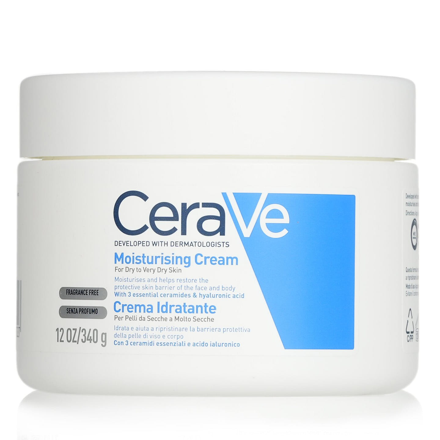 CeraVe Moisturising Cream For Dry to Very Dry Skin 340 g