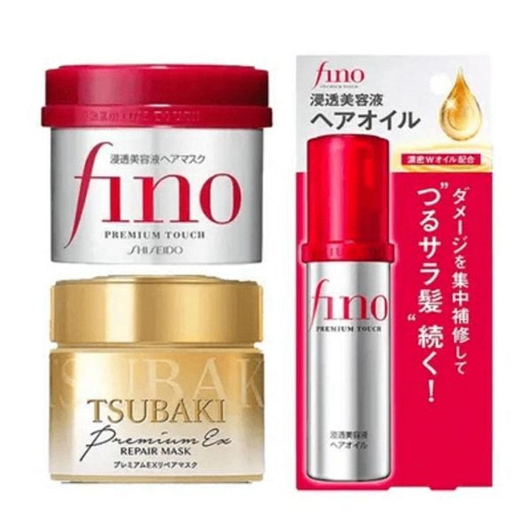 Fino + Tsubaki 发膜和发油套装 1 包