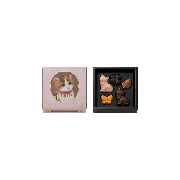 Morozoff Chocolate Cat Lazy Little Flowers 5 Pcs