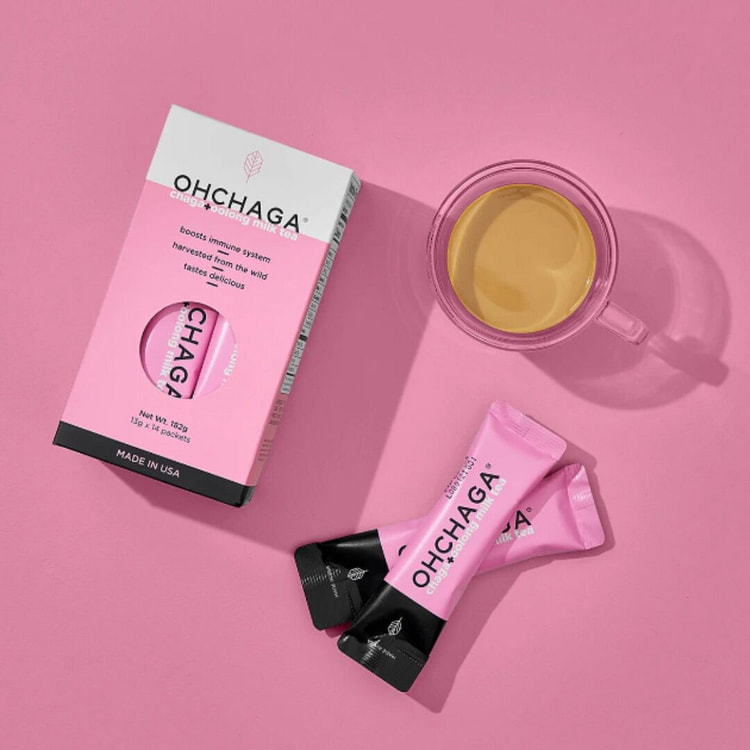 OHCHAGA Chaga Mushroom Oolong Milk Tea 14 packs