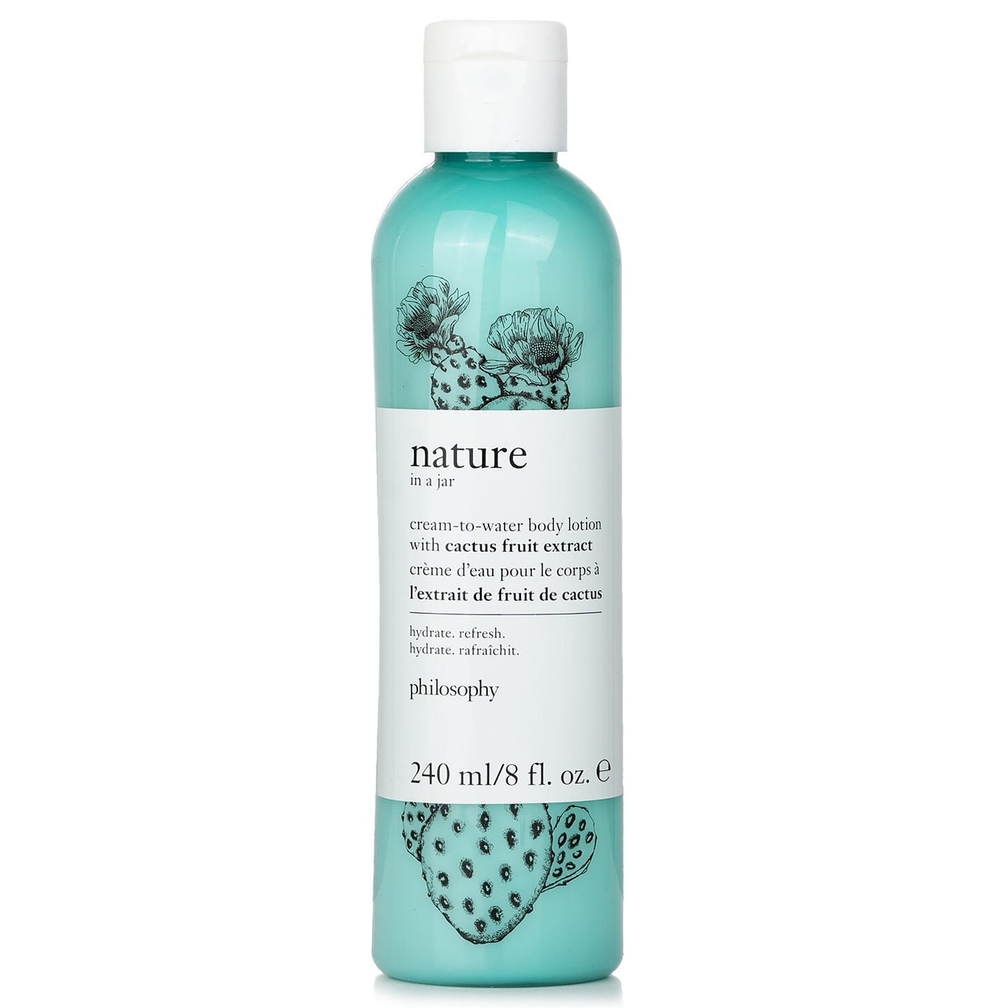 Philosophy Nature In A Jar Cream-To-Water Body Lotion With Cactus Fruit Extract 240ml/8oz 240 ml