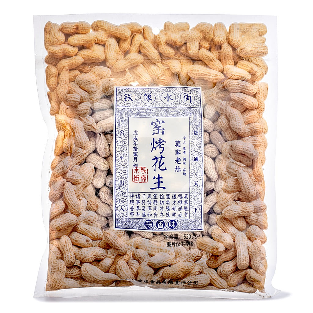 Tiexiangshuijie Roasted Peanuts, Garlic Flavor 520 g
