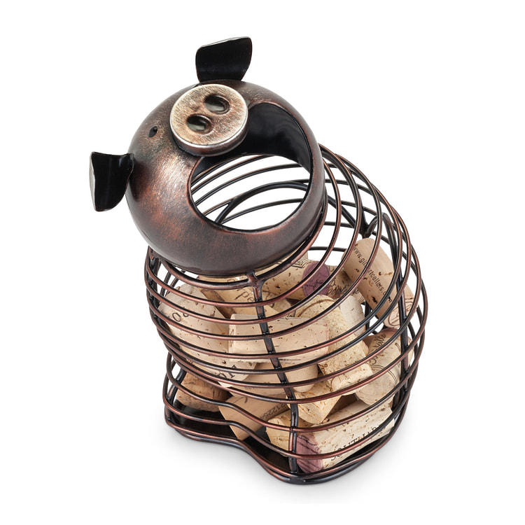 Oink™ Pig Cork Holder by True
