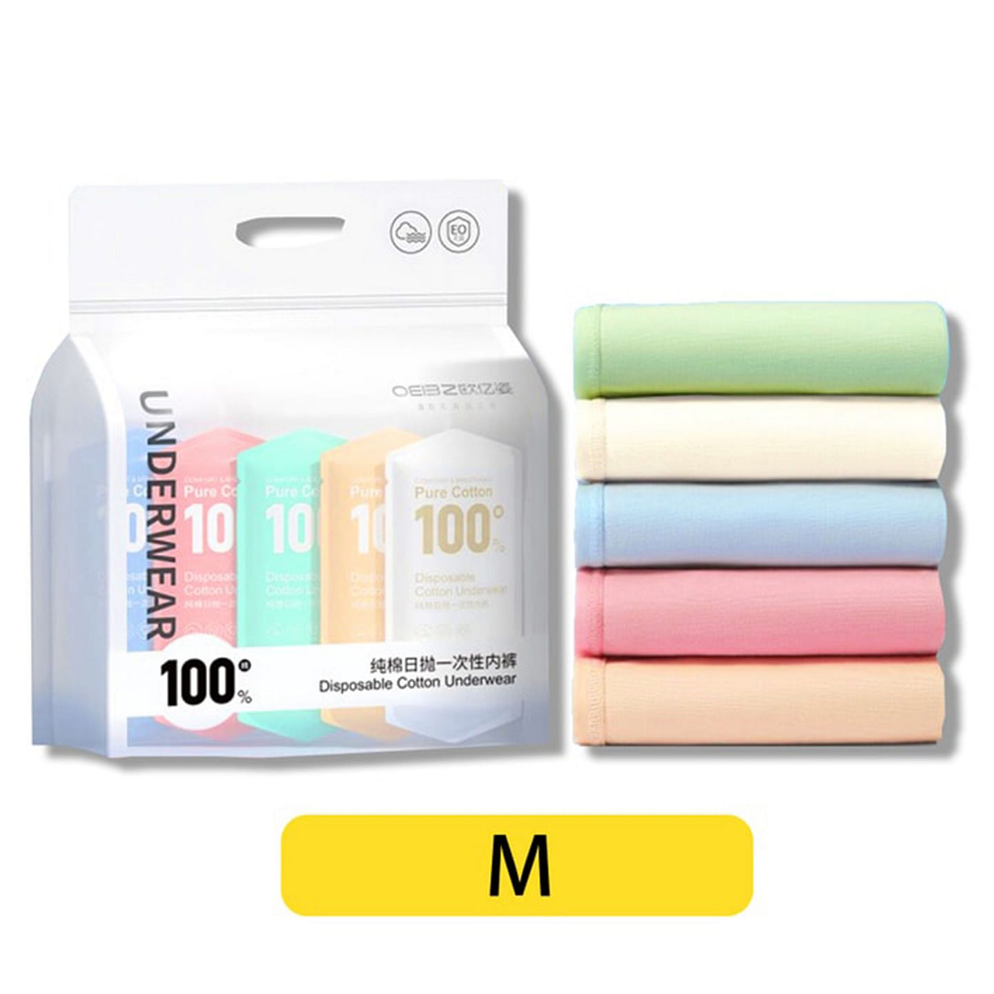 disposable Women's panties 5pcs M 1 box