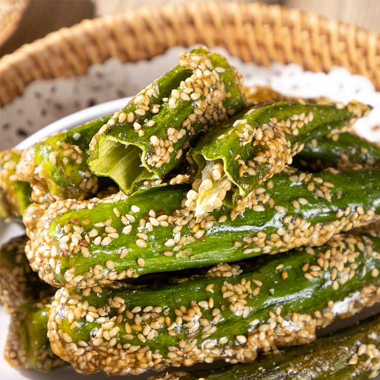 Shandong specialty glass crispy okra crisp