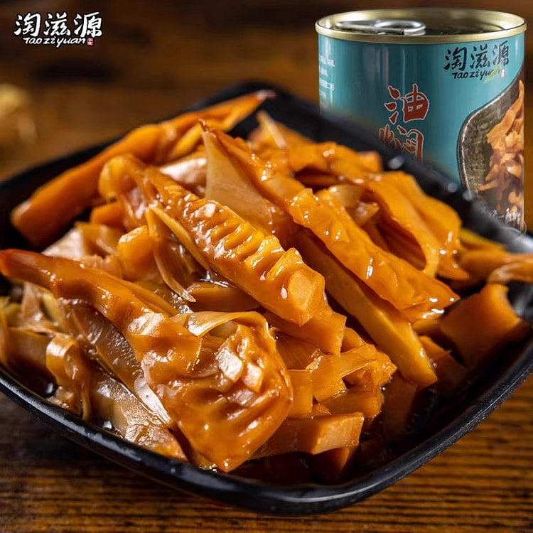 淘滋源油焖笋子即食新鲜竹笋尖休闲食品下饭菜280g 280 克