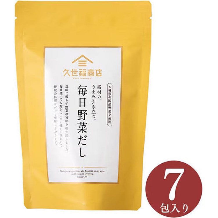 久泽福商店蔬菜高汤 6g x 7 袋 1 份