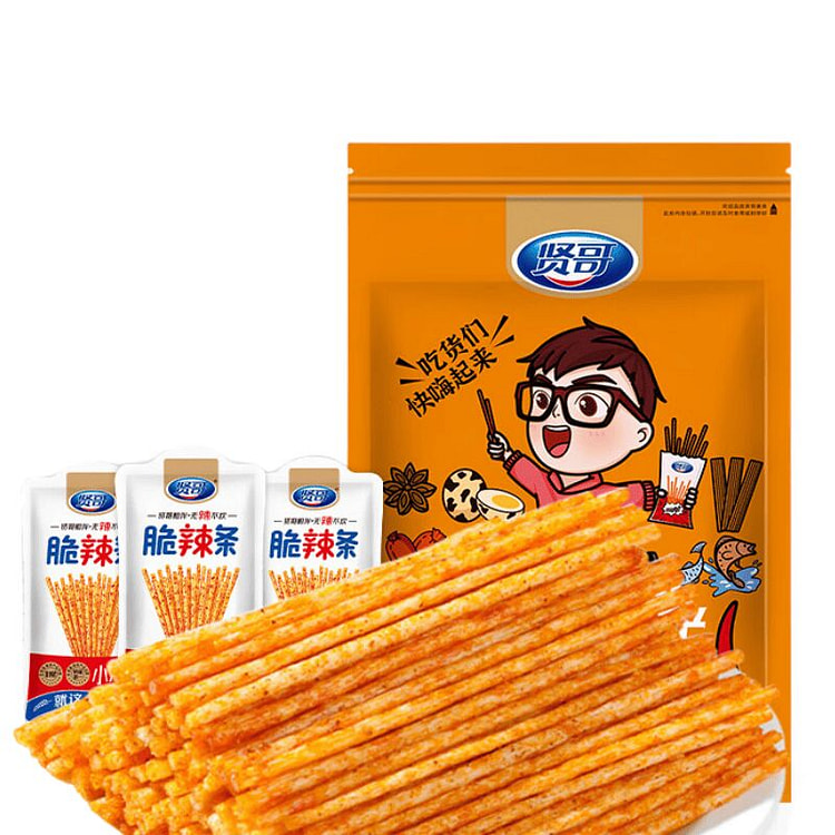贤哥辣条辣么小小脆 香脆小辣棒休闲零食 180 克