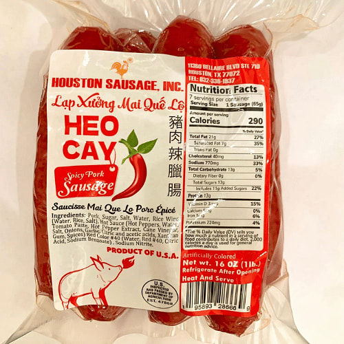 Spicy Pork Sausage