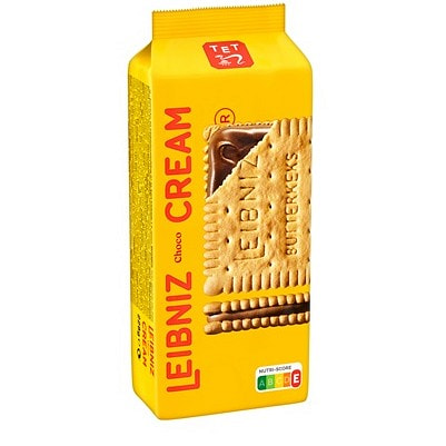 Leibniz 饼干，内含巧克力奶油馅