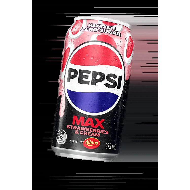 Pepsi Max Strawberries & Cream Cola (Australia) 1 each
