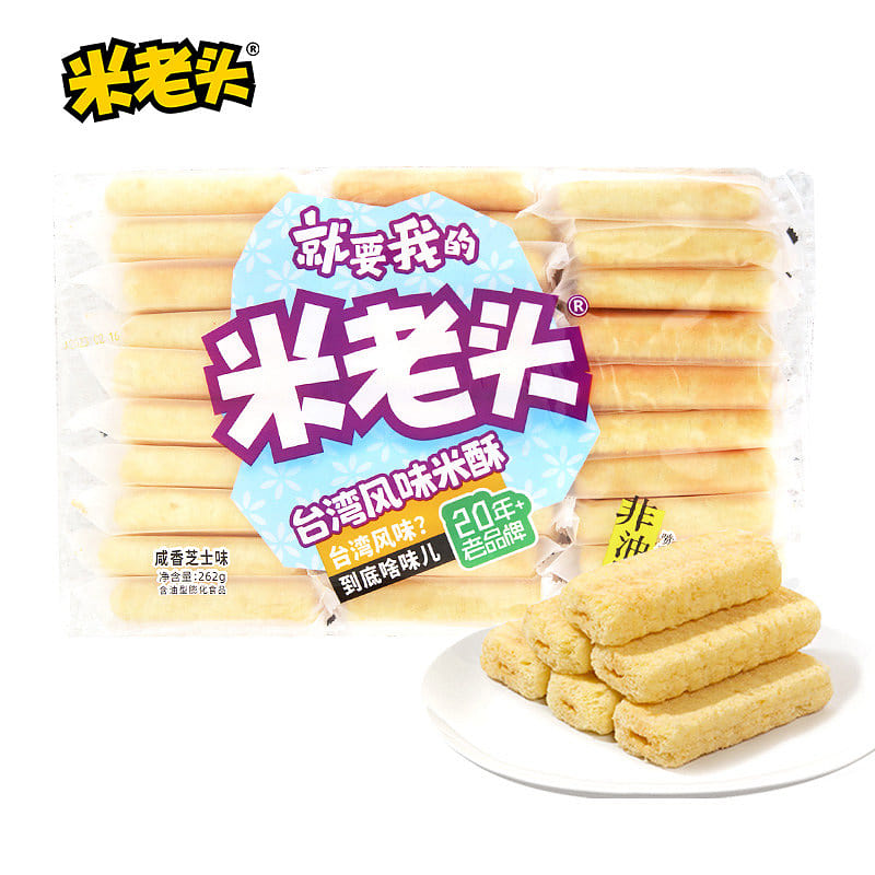 Cheese-flavored rice cracker 262g * 1 bag 262 g