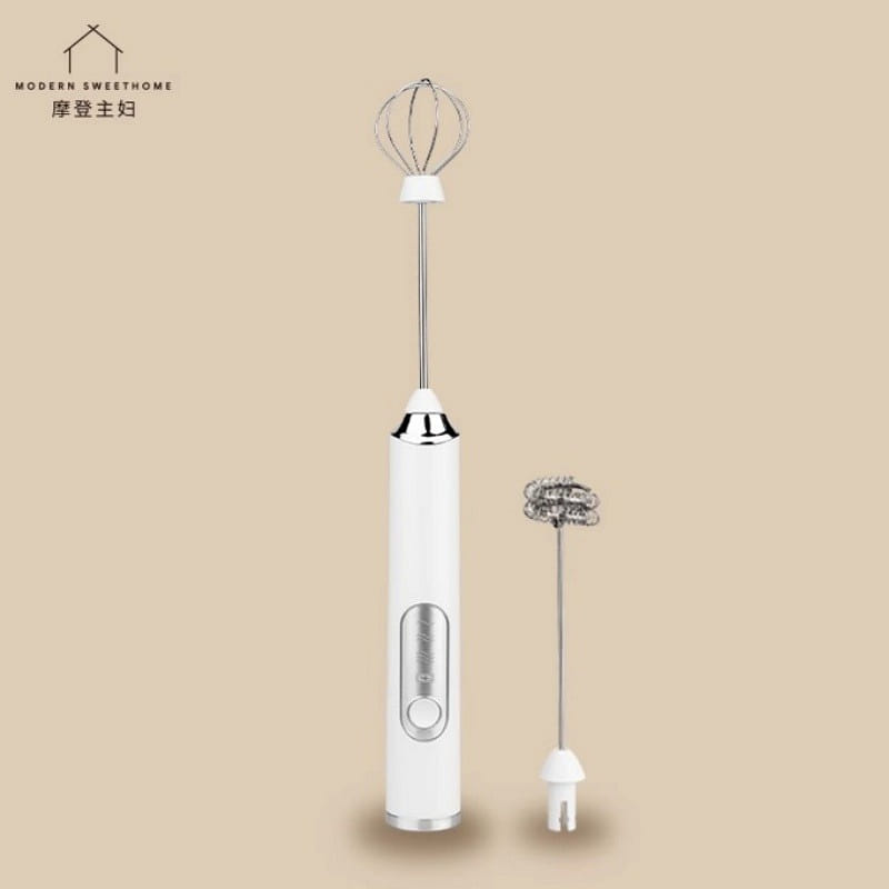 Frother White Electric Milk Frother 1 each