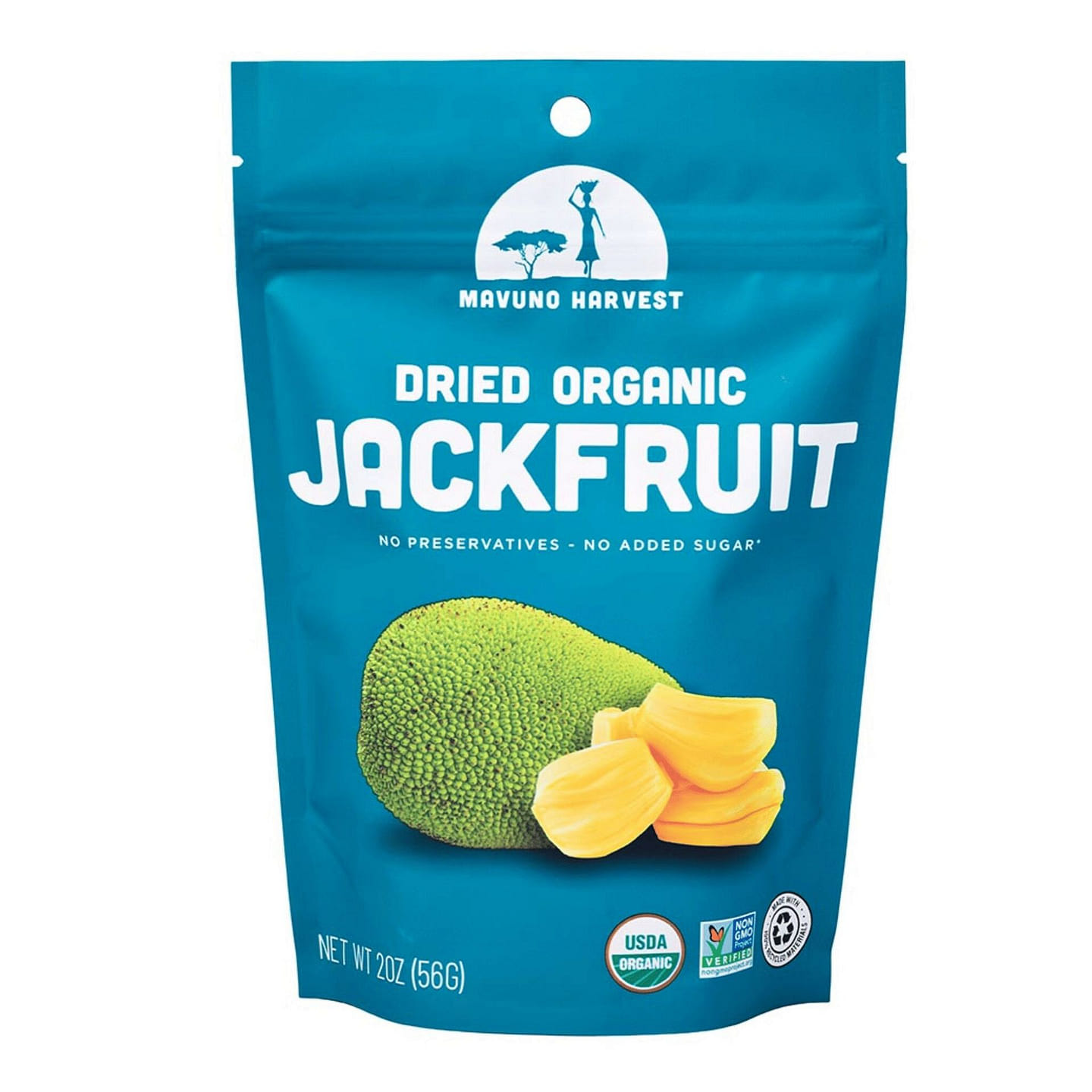 Organic Dried Jackfruit | 2 oz (6 bags) 1 each