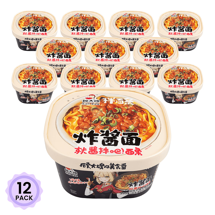 顾大嫂 拌面条 炸酱面 136 克*12 包