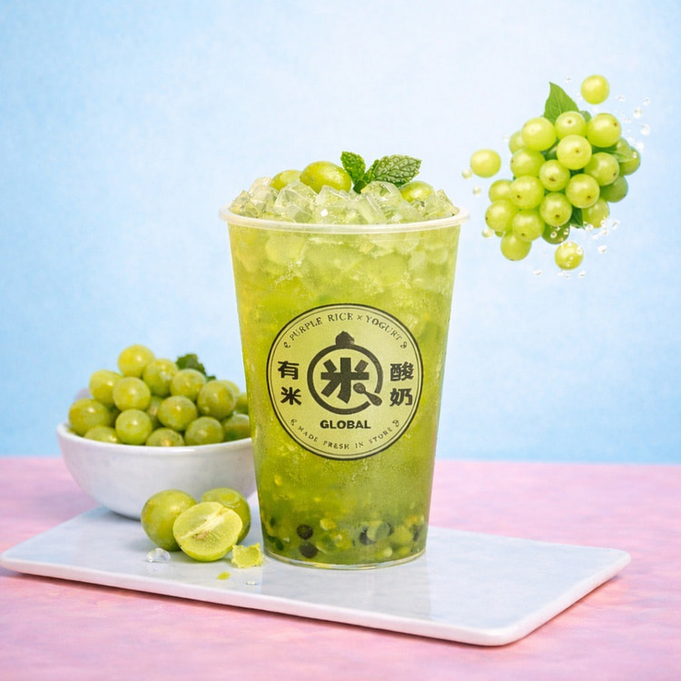 Shine Muscat Grape Tea with Jelly 500 ml