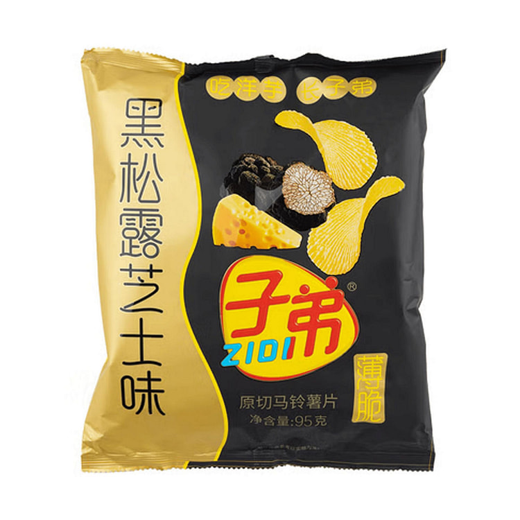 Zidi Potato Chips Black Truffle 95 g 1 each