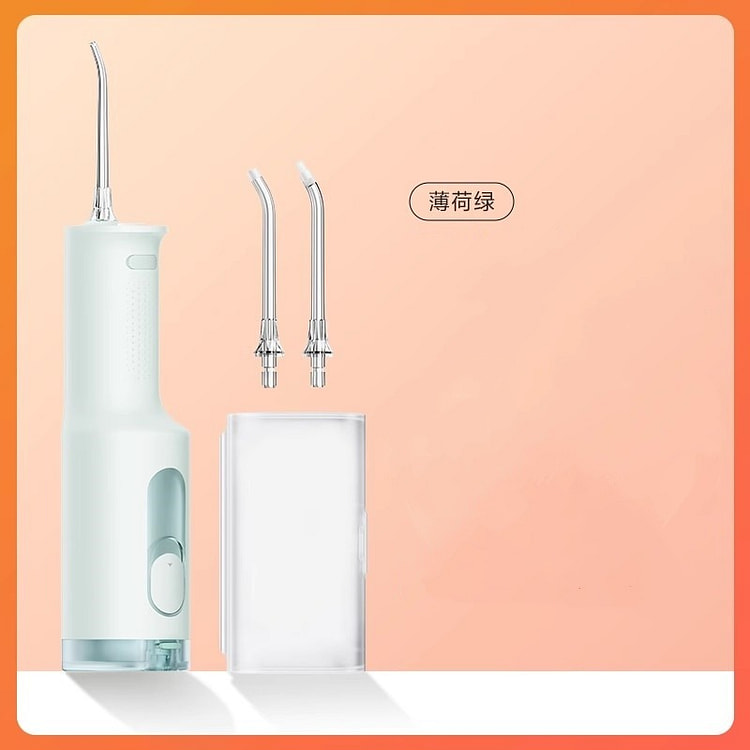 米家 电动冲牙器F300家用便携式水牙线洗牙 绿色