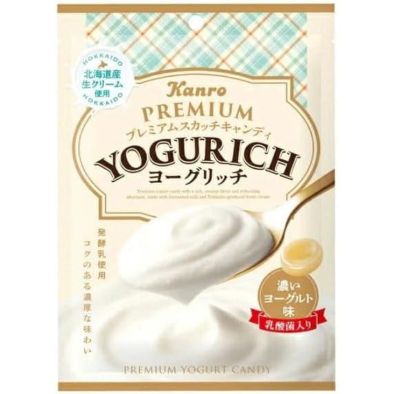 KANRO Rich Yogurt Candy 66g 1 each