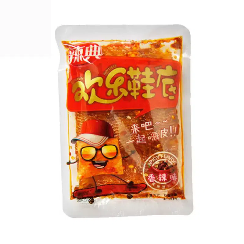 Spicy Dian Happy Sole Bean Skin Spicy Strips, Big Spicy Slices, Perverted Spicy Small Packaging, Classic Small Snacks, 28g*1 Pack 28 g