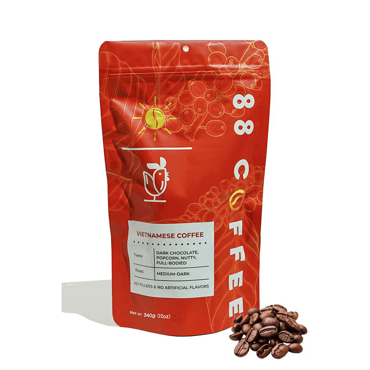 88Coffee - Vietnamese Robusta Whole Bean 12oz 12 oz