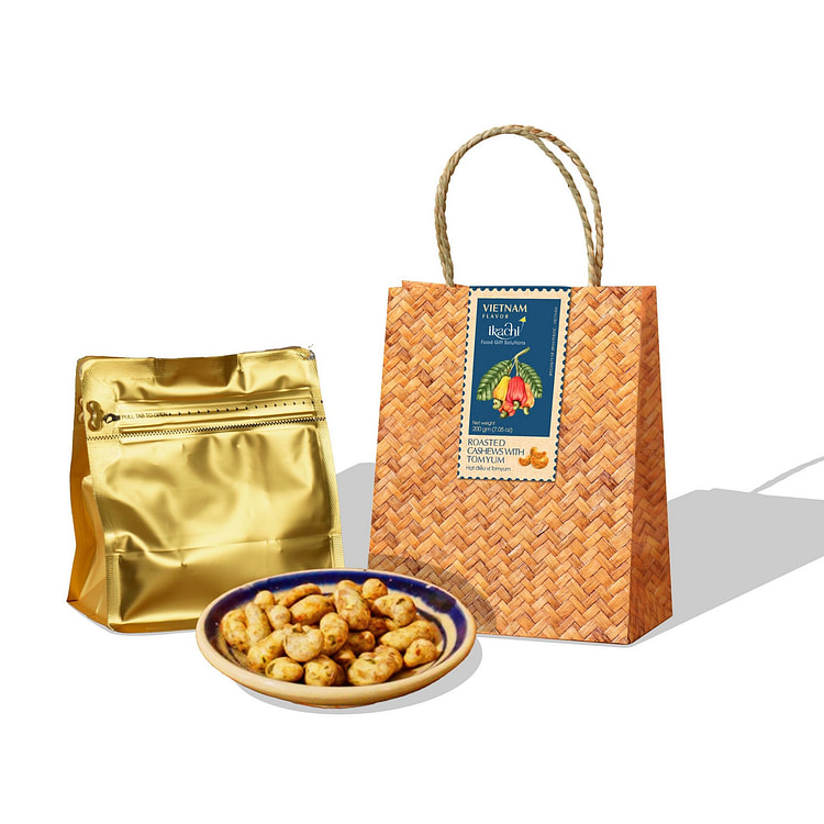 Ikachi Roasted Cashews With Tomyum Gift Bag 233 g