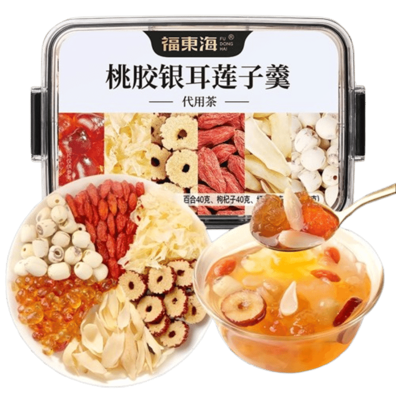 Peach Gum, Silver Fungus and Lotus Seed Soup, Nourishing from Within 265g 265 g