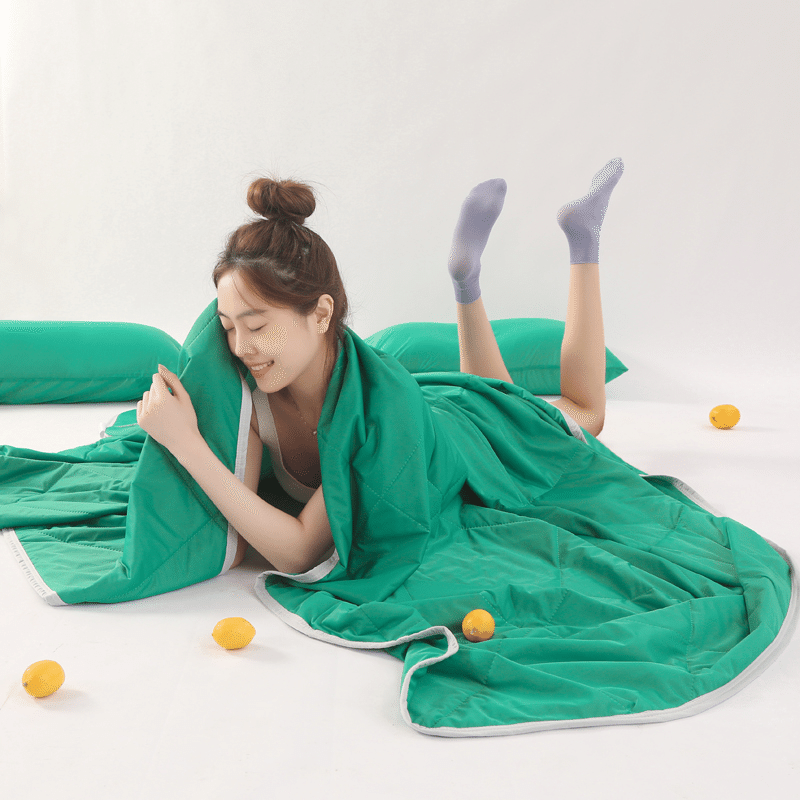 YuJianNi Cooling Comforter Dark Green 200x230cm 1 count