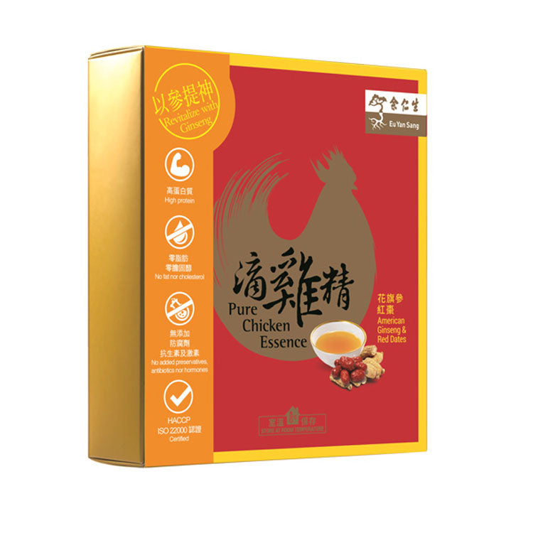 EU YAN SANG Pure Chicken Essence Ginseng Red Dates 6 each