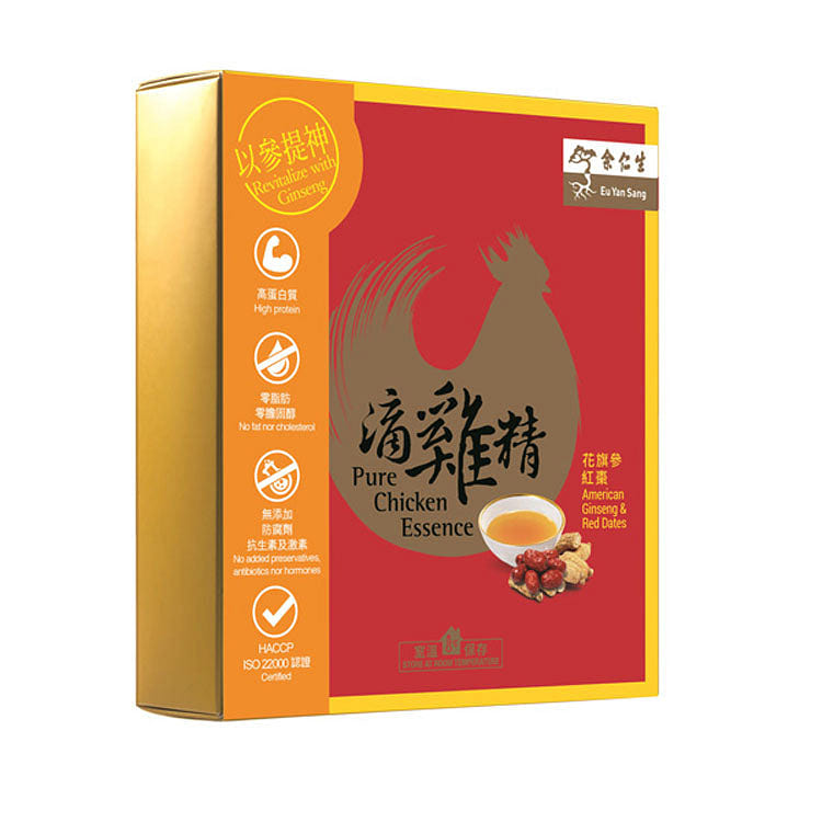 EU YAN SANG Pure Chicken Essence Ginseng Red Dates 6 each