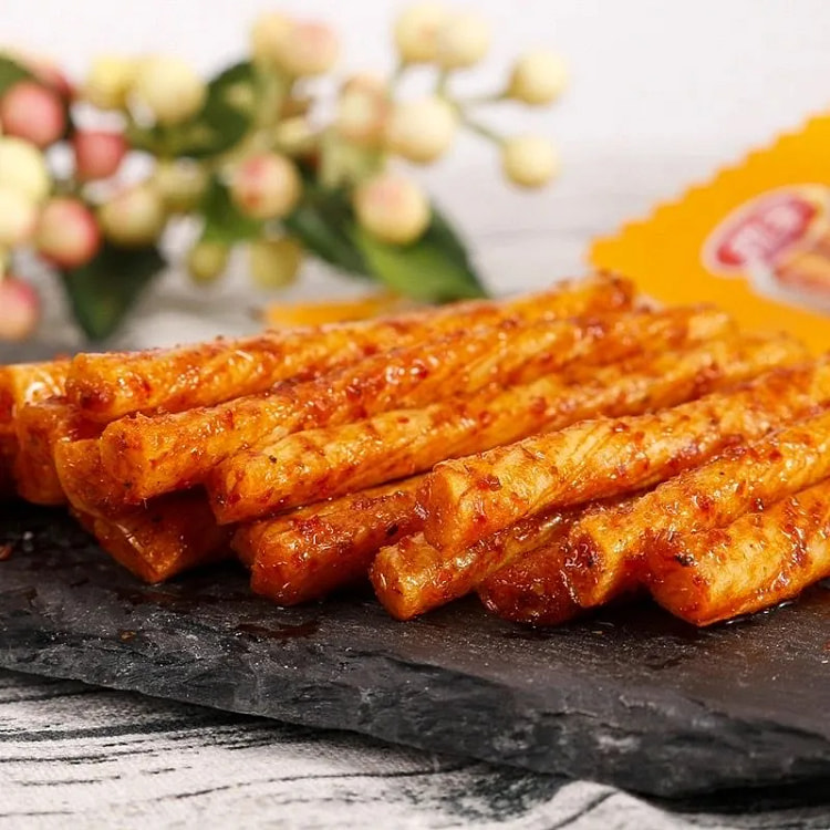 Spicy Vegetarian Beef Tendon Strips 10 Packs