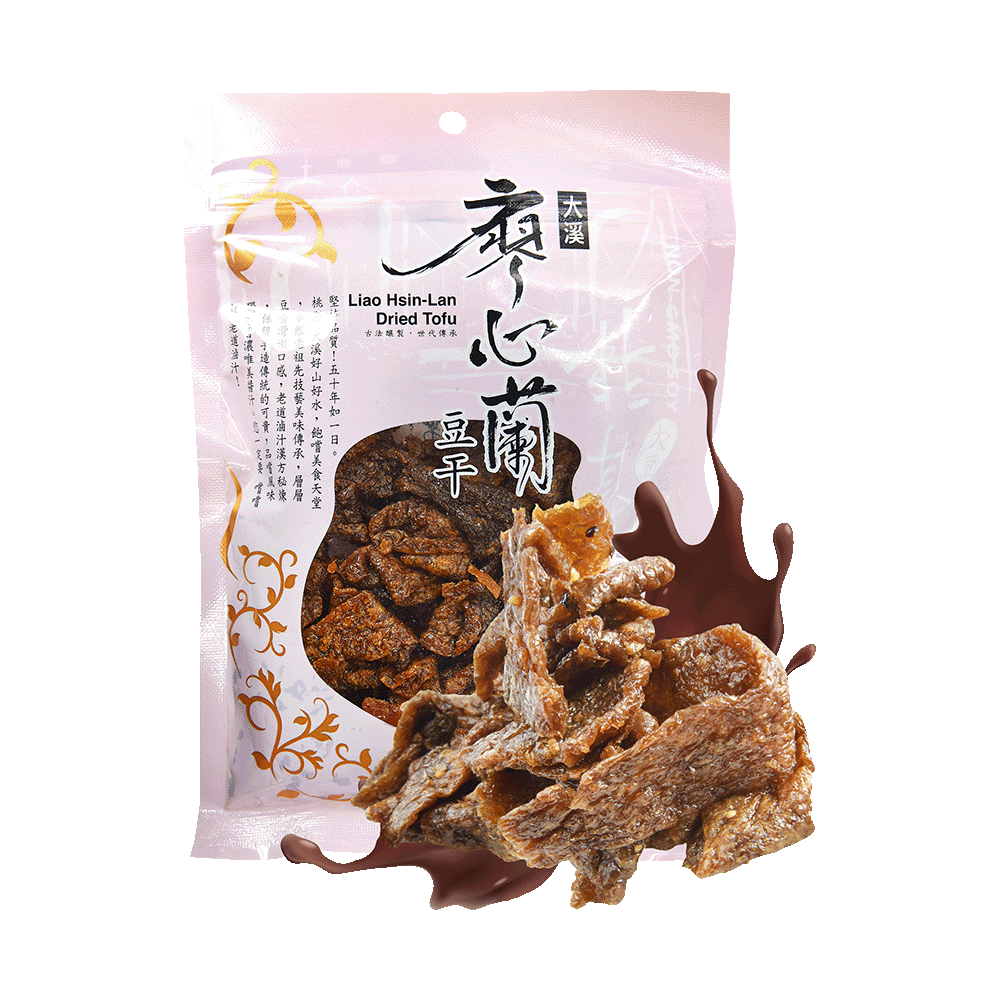 Liao Hsin-Lan Non-GMO Dried Tofu (Barbecue Sauce) 110 g