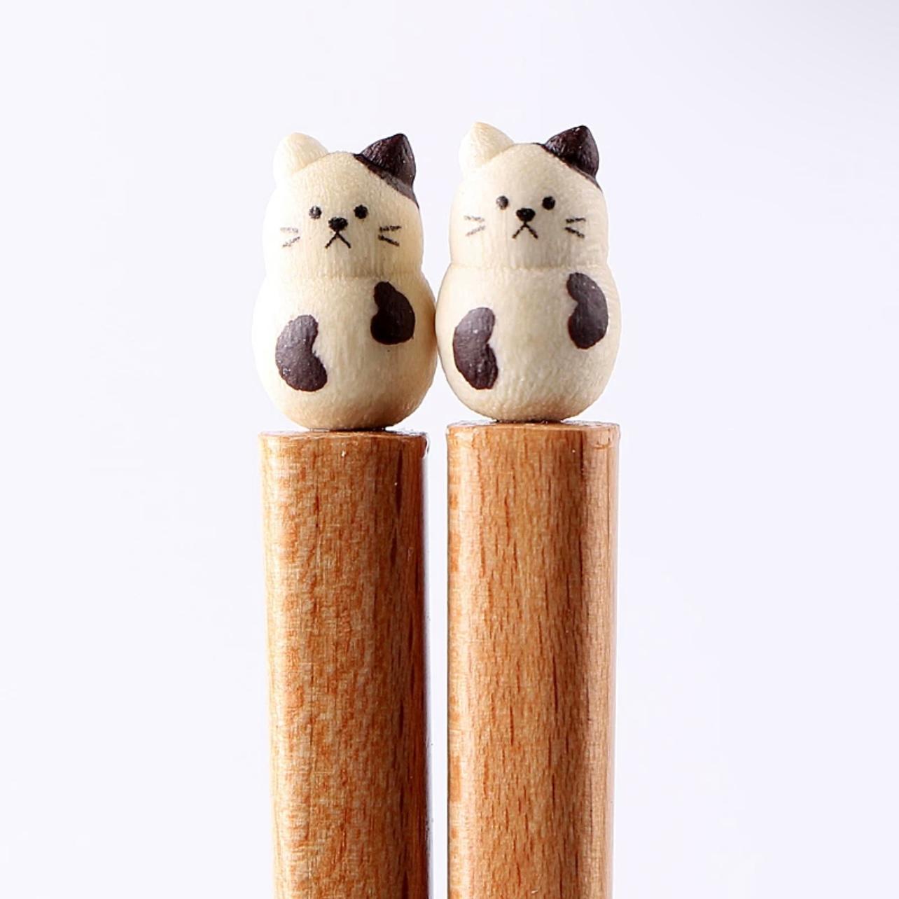 Japan Plumpy Cutie Animal Chopsticks Cat 1 ส่วน