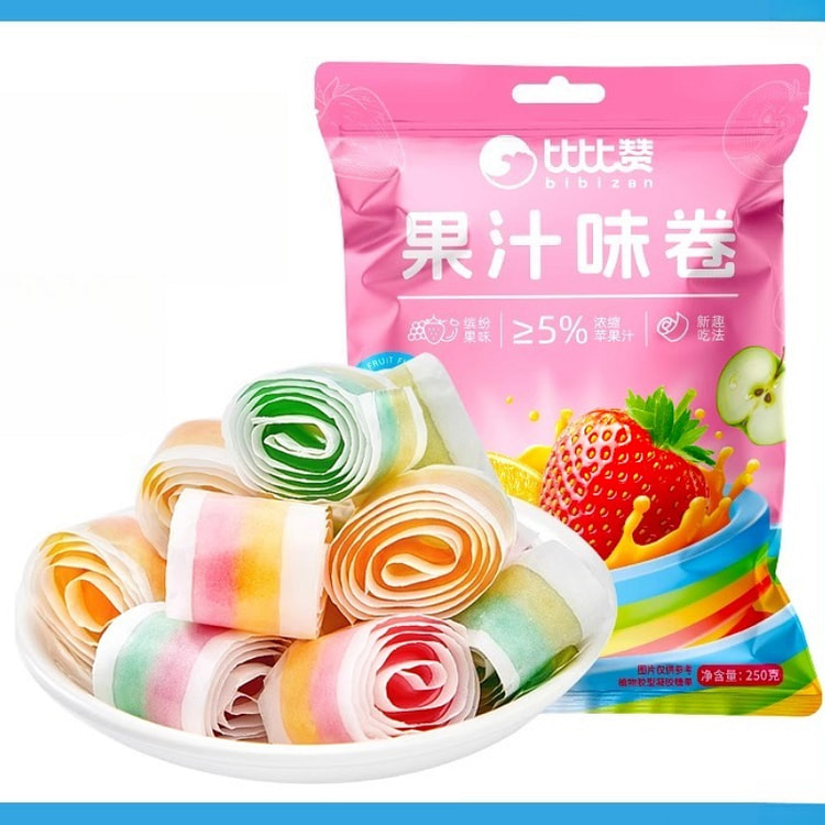 Bibizan Juice Flavored Rolls 250g*1 bag 250 g
