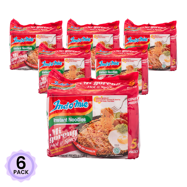营多 捞面 辣味 5连包 400 克*6 包