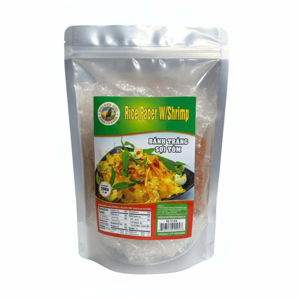 Shredded Rice Paper Shrimp Banh Trang Tron Tom 200 g