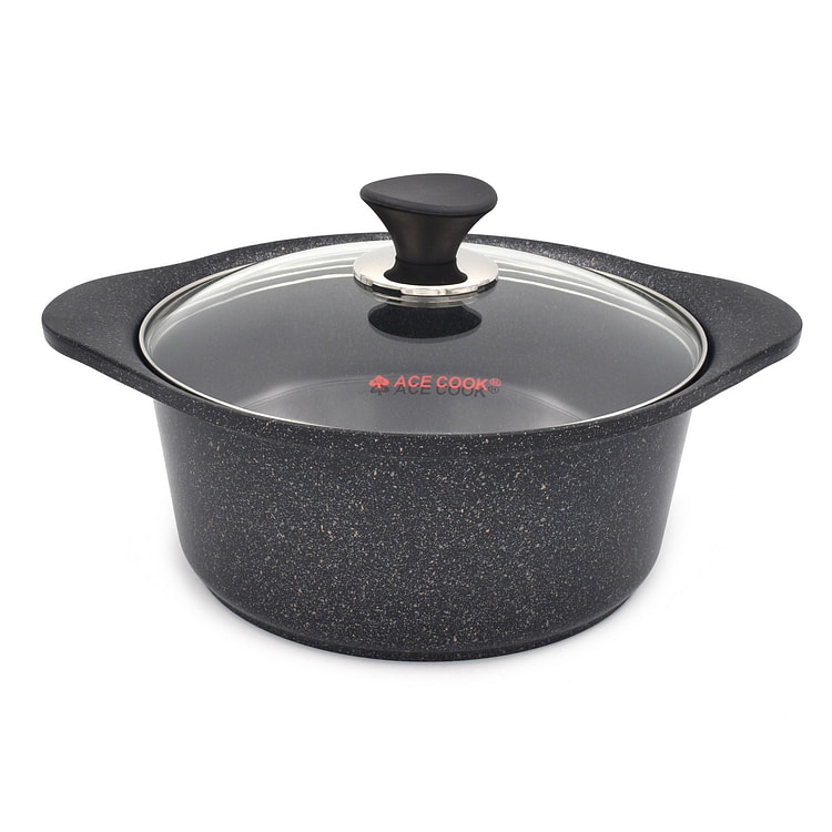 Ace Cook 20cm Marble Sauce Pot 2.8 lb