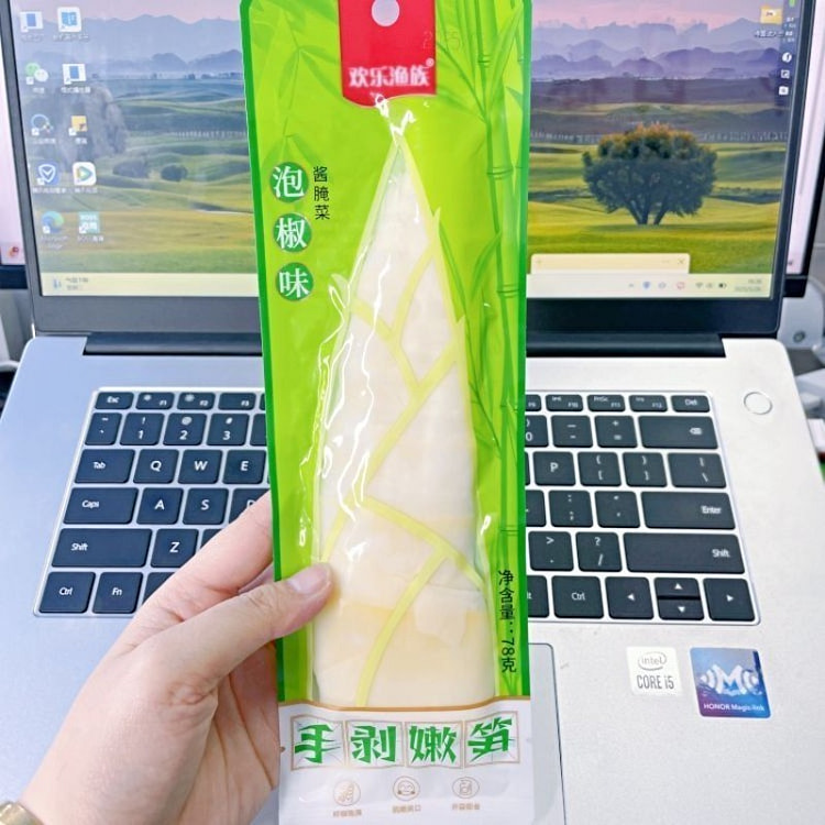 泡山椒大笋尖酸辣脆笋即食新鲜解馋腌制156g（2包 156 克