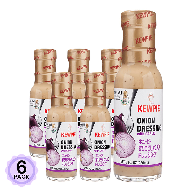 丘比 洋葱沙拉酱 8 盎司*6 包