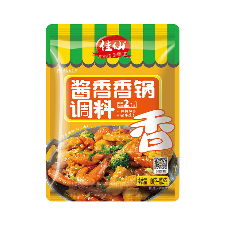 佳仙 酱香香锅调料 不辣的麻辣香锅 调味酱  1袋