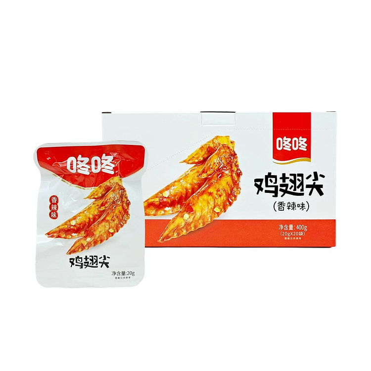 咚咚小袋香辣鸡翅膀400g 400 克