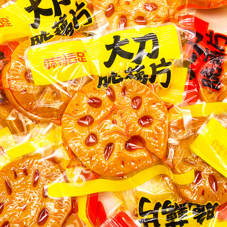 味到舌足藕片黑鸭味500g*1箱 1 箱