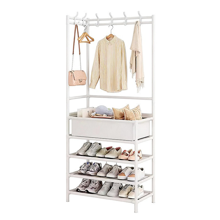 Multi-Function Coat Rack Shoe Rack Stand 1 count